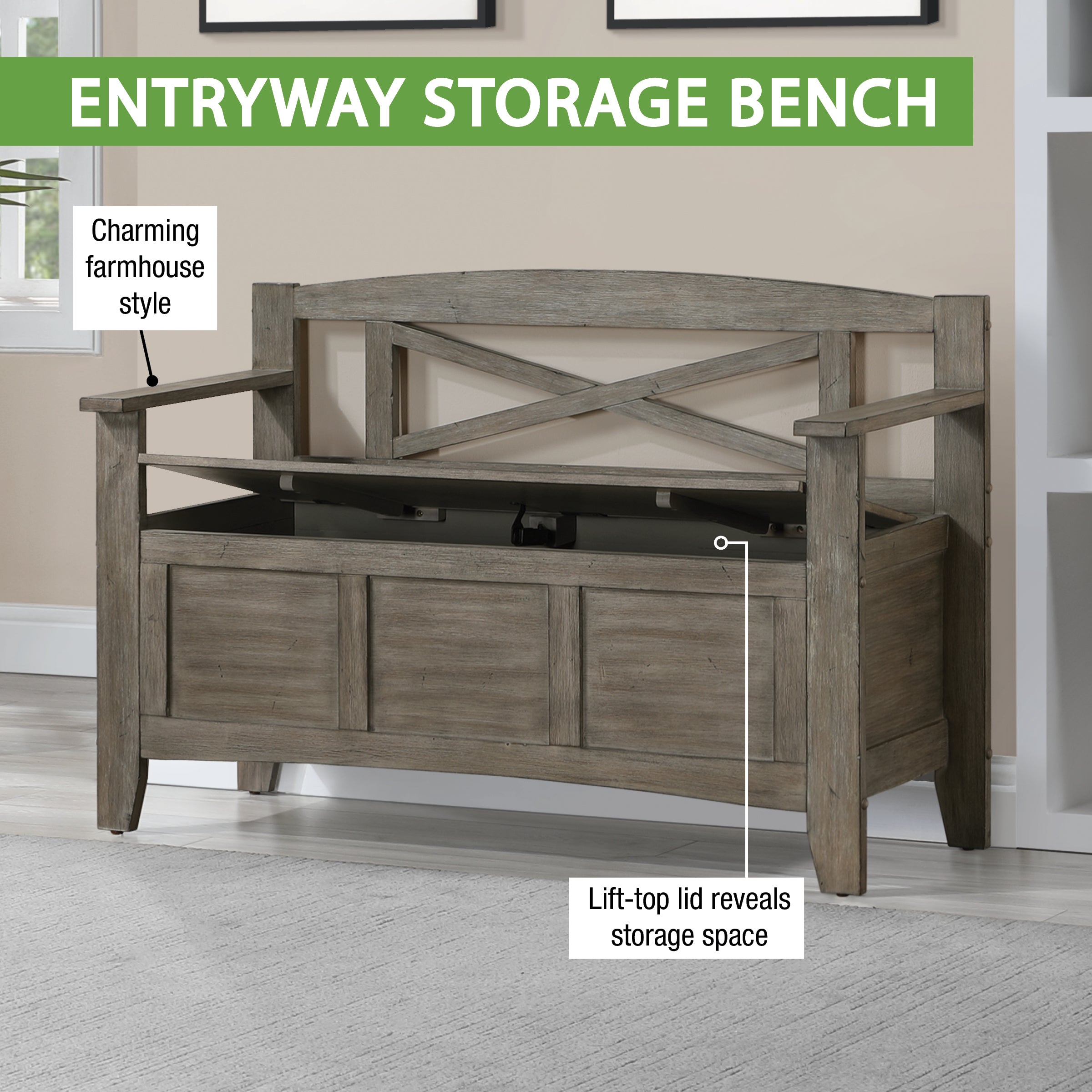 Metro Entry Way Bench